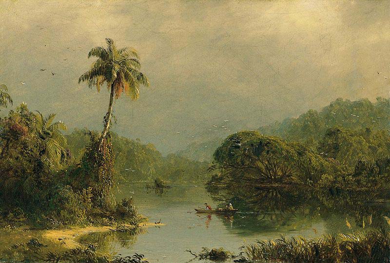 Frederic Edwin Church Tropical Landscape